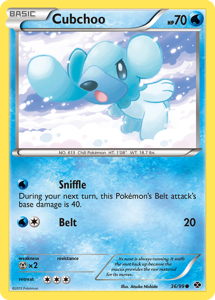 Next Destinies Cubchoo #36/99